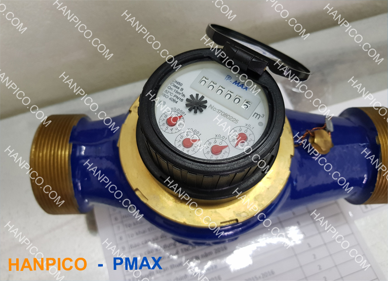Đồng hồ đo nước nối ren Đồng  P-MAX